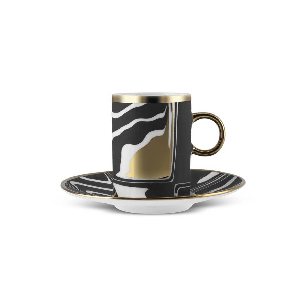 Karaca Tales 6-piece Coffee Cup Set 90 Ml | Bone Porcelain Espresso Set