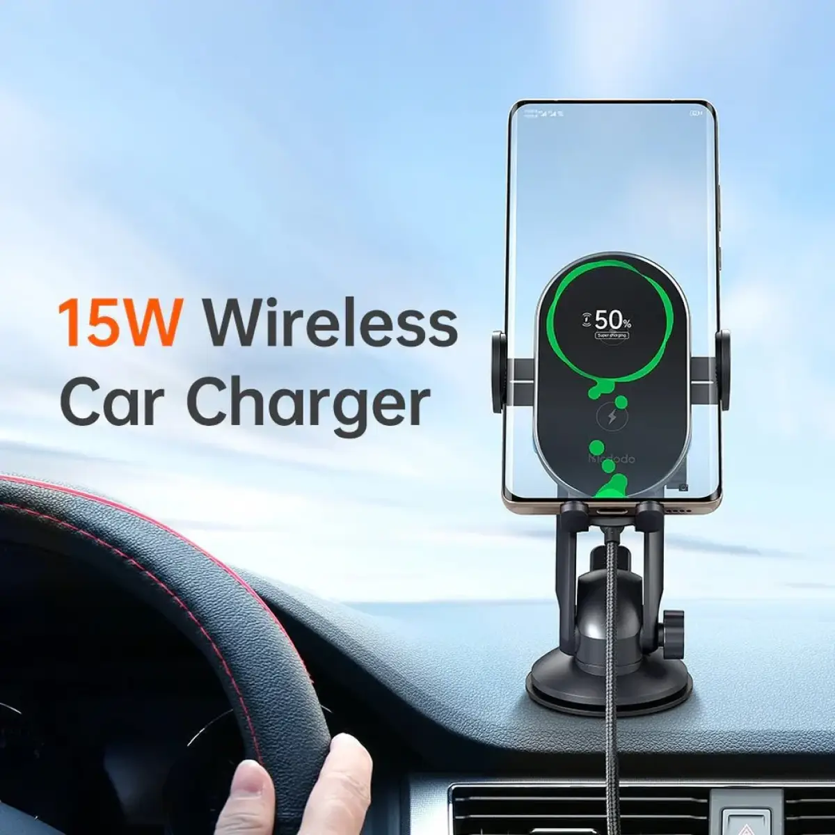 Mcdodo Dual Coil Wirelss Car Mount Charger CH-160