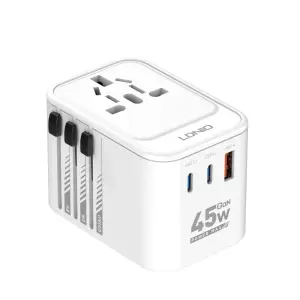 LDNIO Z8 45W GaN Travel Adapter