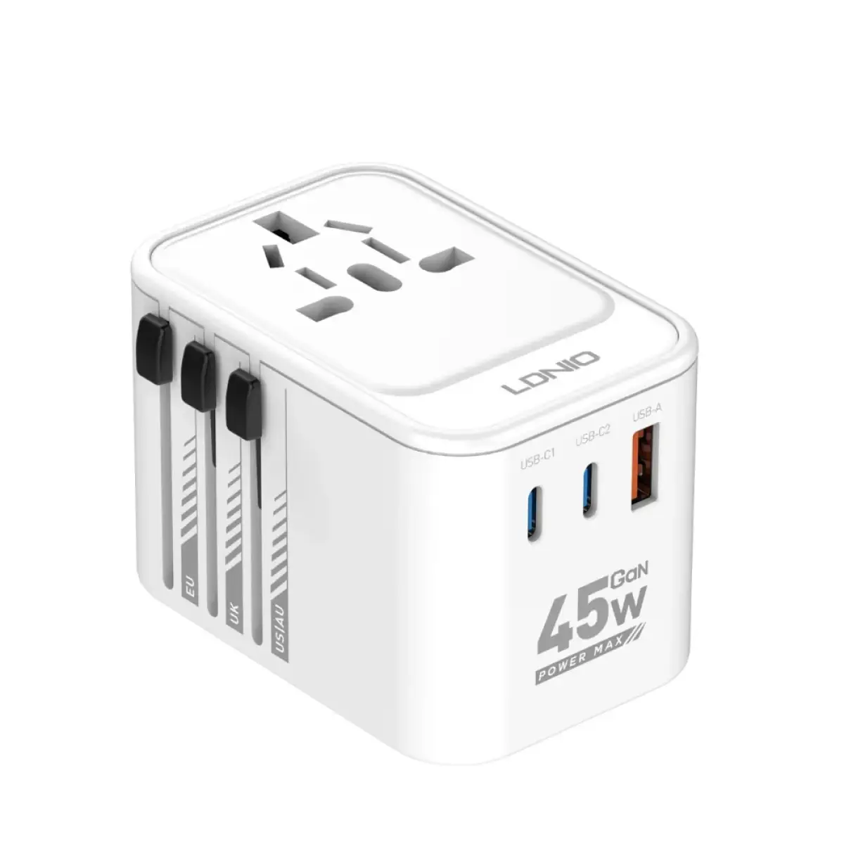 LDNIO Z8 45W GaN Travel Adapter