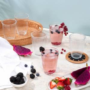 Karaca Gordes 6-piece Glass Beverage Set 370 Ml | Elegant Drinkware Set