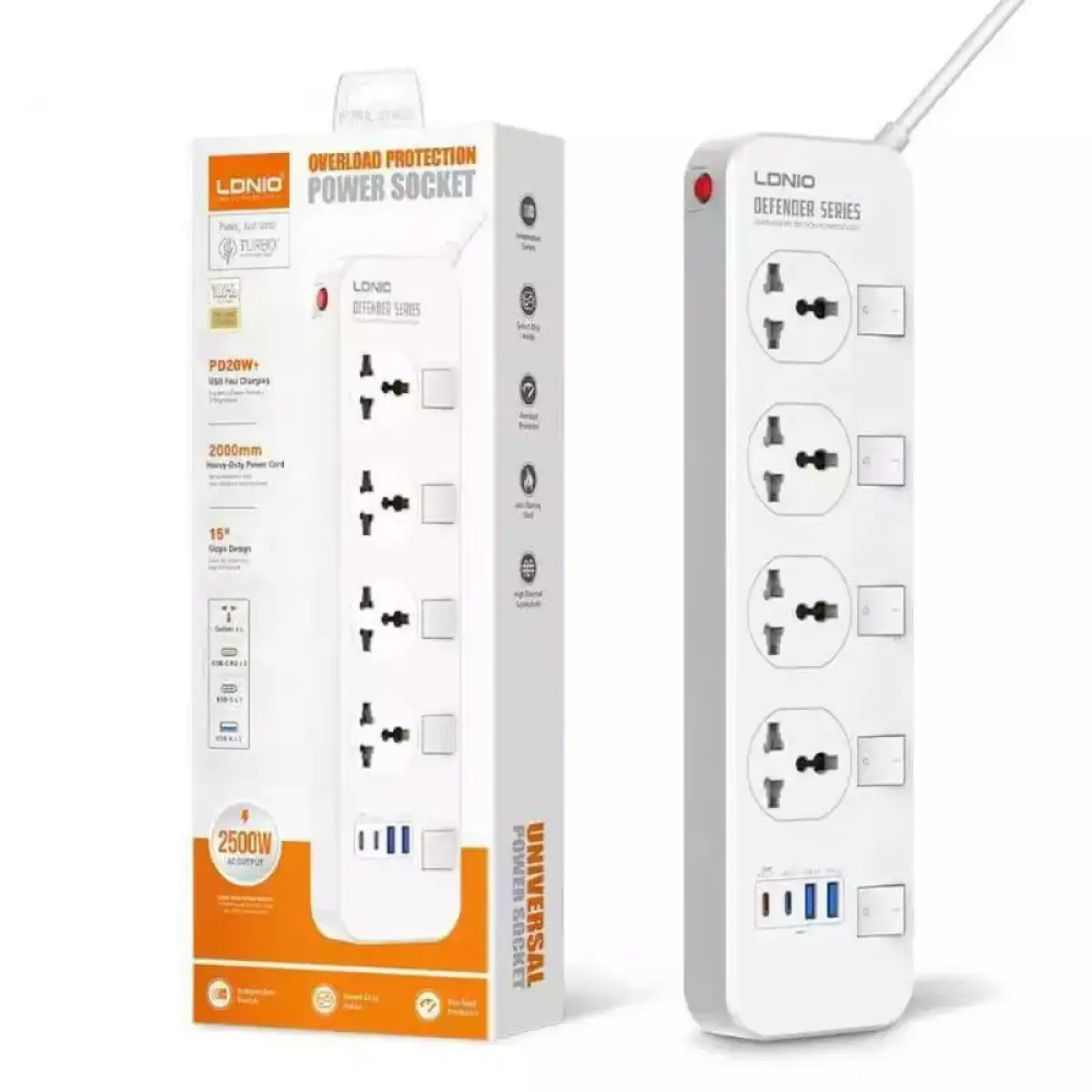 Ldnio SC4408C Power Strip 20W USB-C