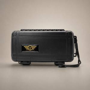 Hemingway Travel Cigar Box Medium Hard Case With Pluck Foam Insert, Hem-7002