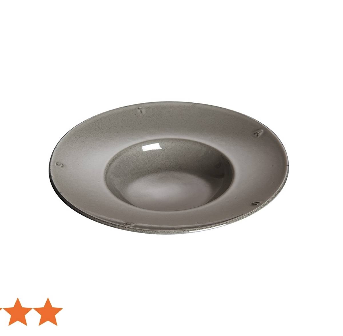 Staub Hors 21cm D’oeuvre Round Plate, Graphite Grey