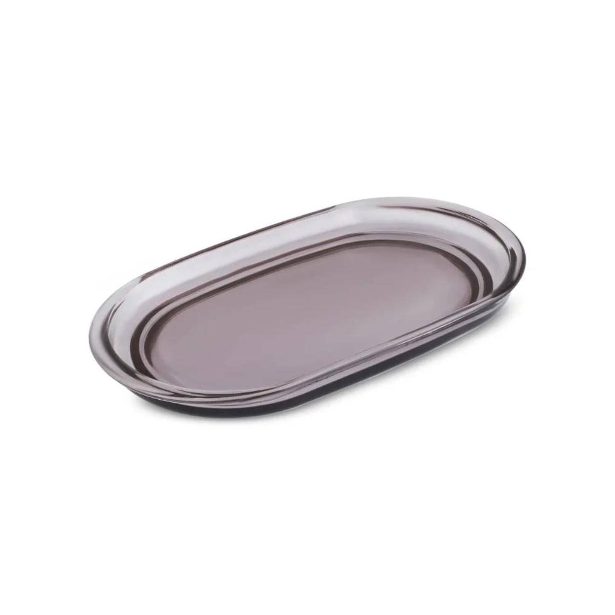 Karaca Home Bellino 3-piece Bathroom Accessory Set - Smoke Grey Glass