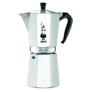 Bialetti BIA0001166 Moka Express 12 Cups Silver Color