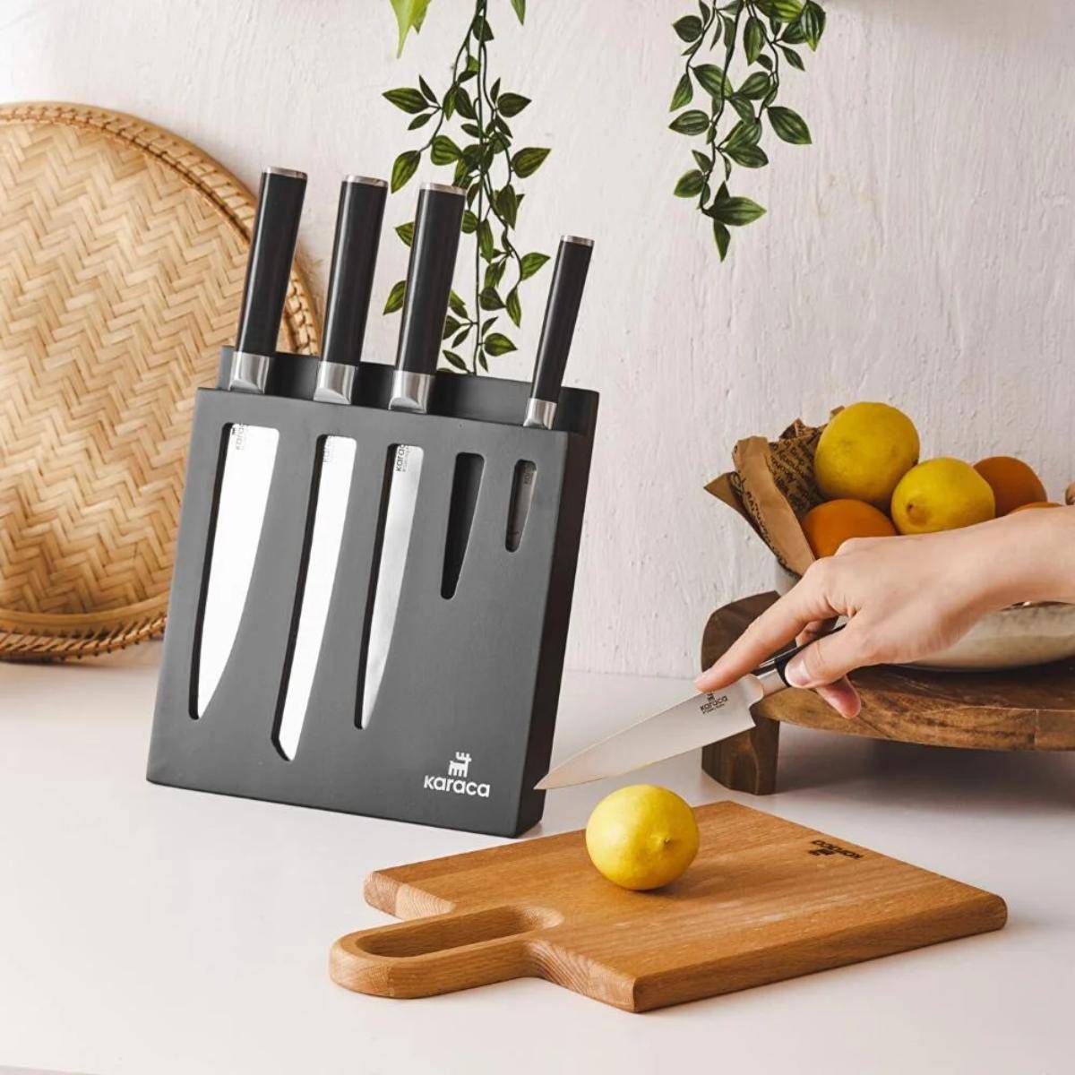 Karaca Samurai Hercules Japanese Steel 6-Piece Knife Set, 153.03.09.0147