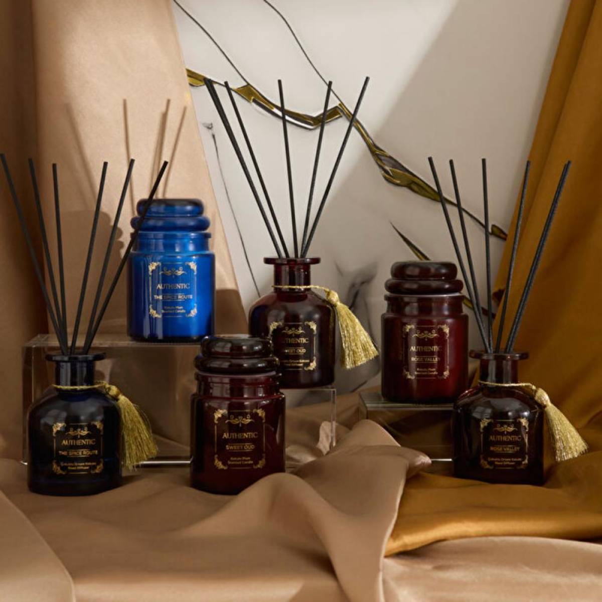Karaca Home Authentic Series The Spice Route Reed Diffuser | Woody Oriental Home Fragrance