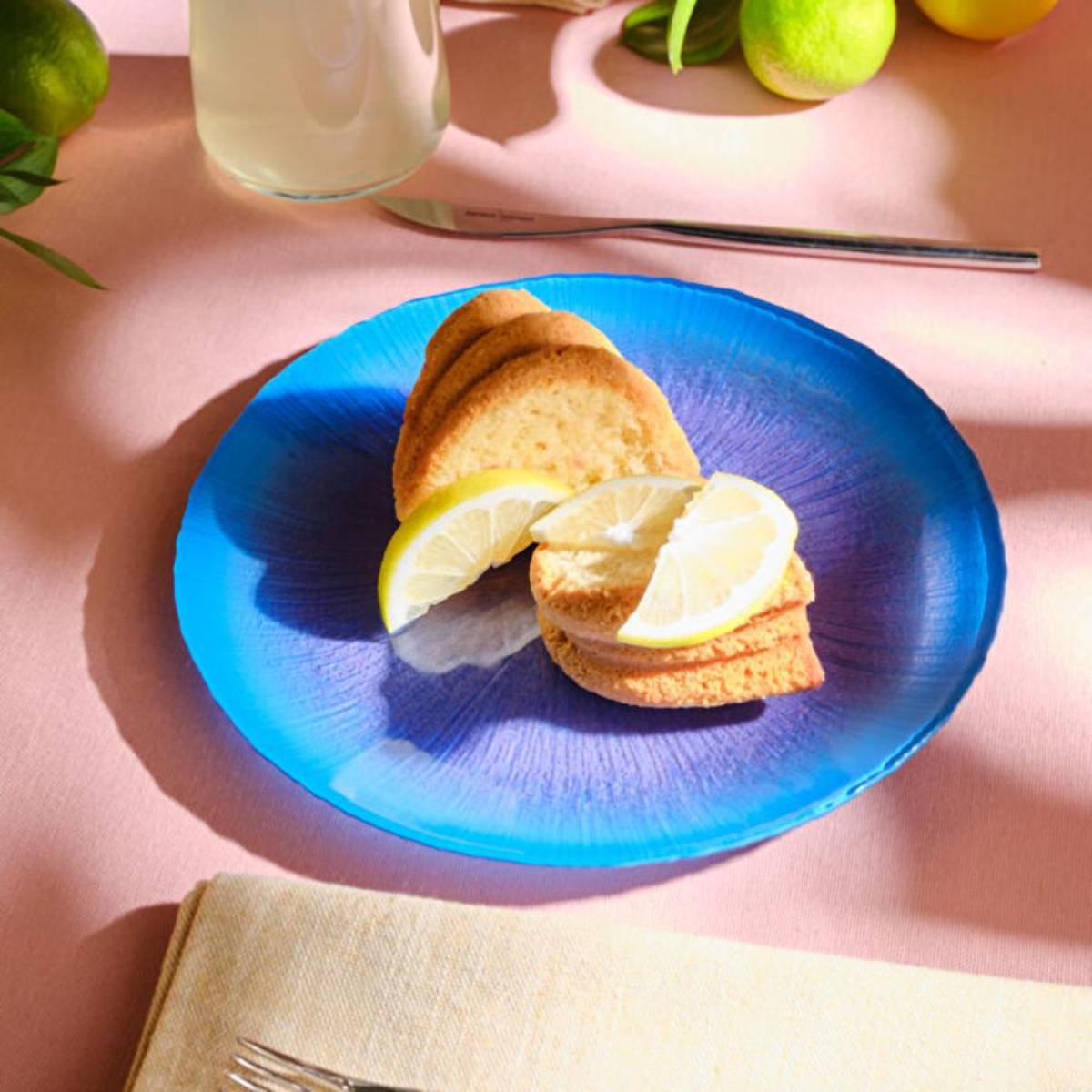 Karaca Reef 7-piece Cake And Dessert Set - Blue | Elegant Serving Set