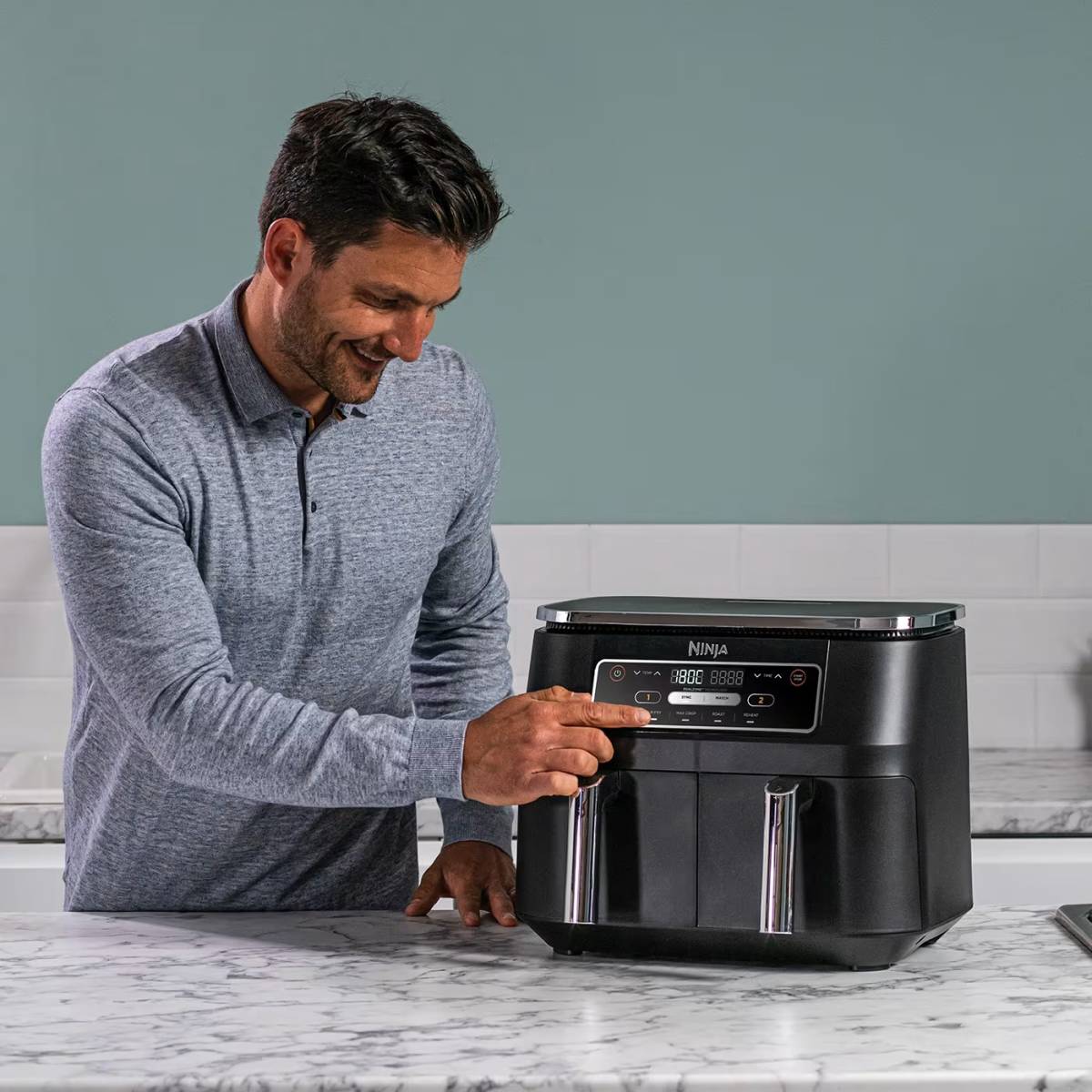 Ninja Food 4 In 1 Dual Zone Air Fryer 7.6l 2400 W