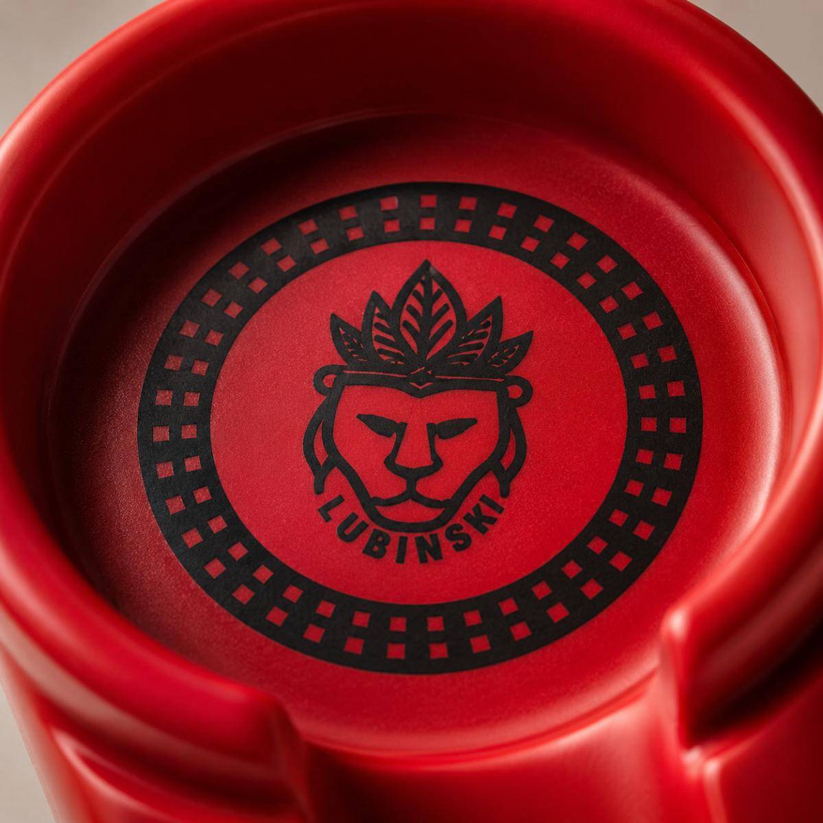 Lubinski Melamine Cigar Ashtray – Red, Yja20013rd