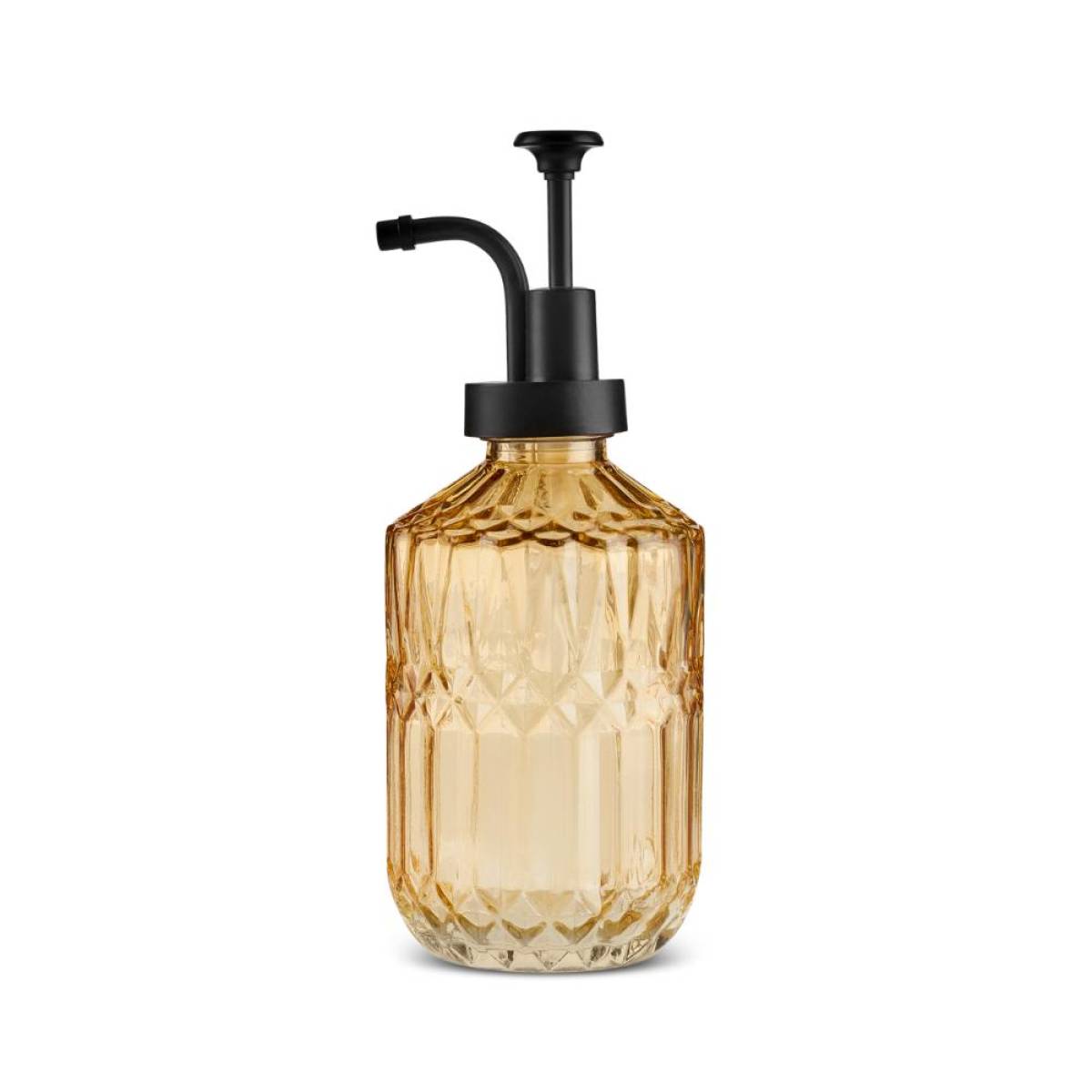 Karaca Home Bellino 3-piece Bathroom Accessory Set - Amber Glass