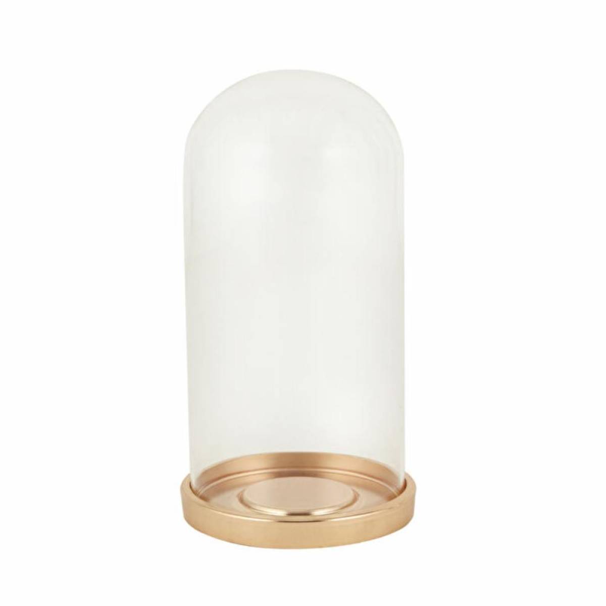 Karaca Home Bronze Glass Dome Cloche 20 Cm | Decorative Display Dome