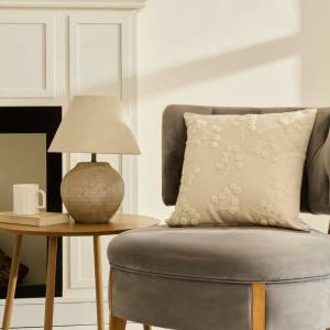 Karaca Home Luna Stuffed Cushion 43×43 Cm - Ecru