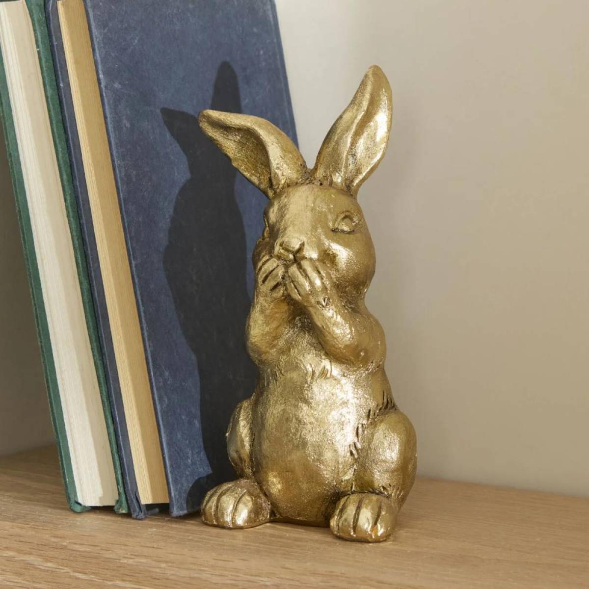 Karaca Home Helen Bunny “not Talking” Trinket - Gold