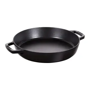 Staub 30cm Frying Pan Sauté Pan With 2 Handles Black