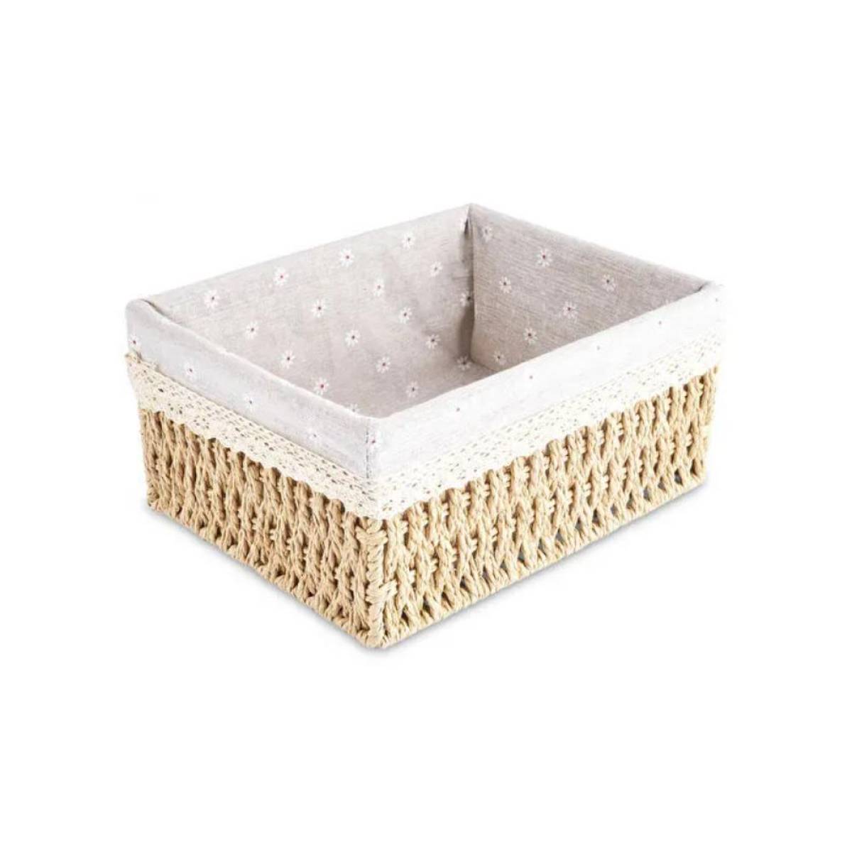 Karaca Olive Bread Basket 26 Cm - Beige Cream | Wicker Serving Basket