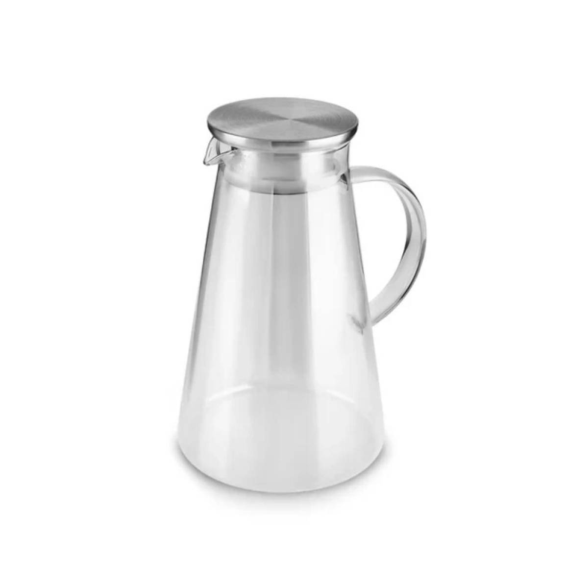 Karaca Serene 7-piece Tumbler Glass Set - Anthracite | 1.8 L Carafe Set