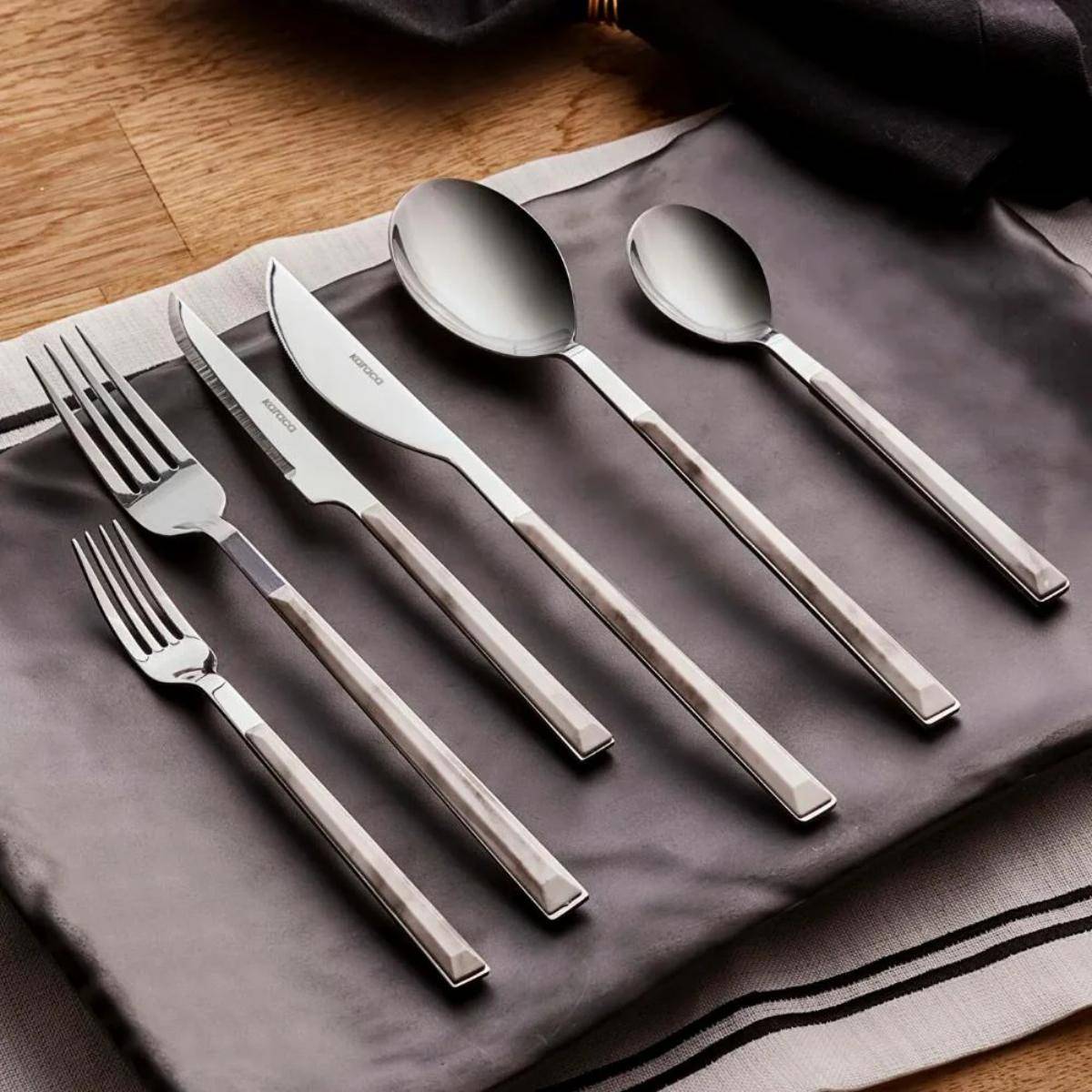 Karaca Leda 36-Piece Cutlery Set for 6 people, 153.03.08.4616