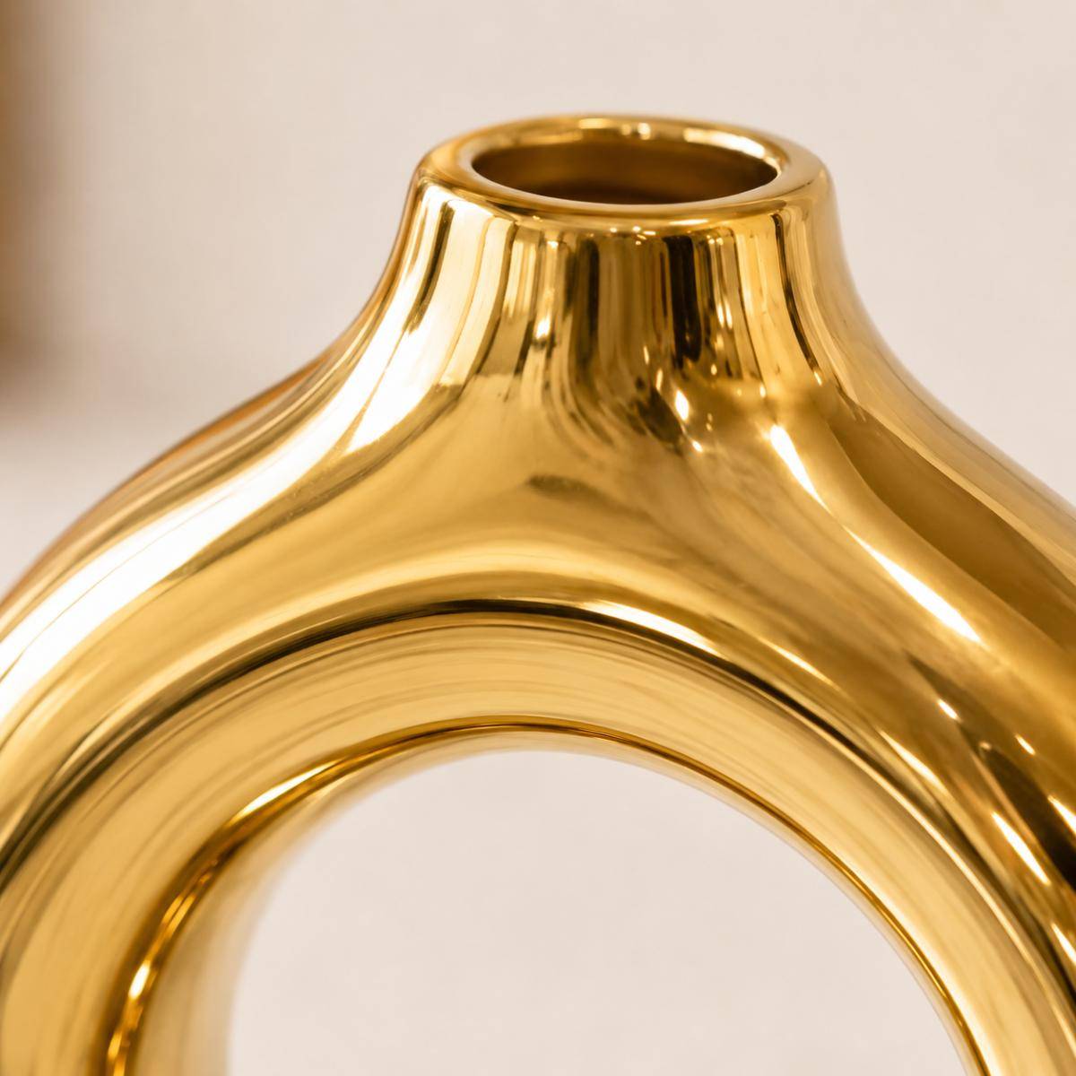 Modern Gold Decorative Vase 13 cm , K205-2