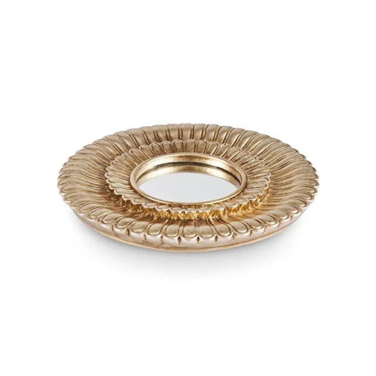 Karaca Elenor Gold Decorative Wall Mirror 21.5 Cm