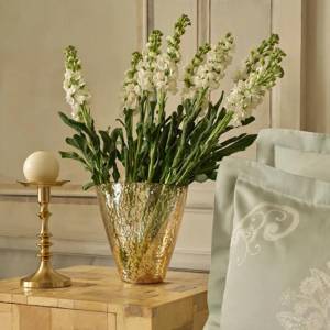 Karaca Home Jolie Decorative Vase 23 Cm - Gold