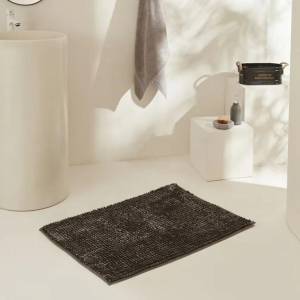 Karaca Home Jules Pasta Bathroom Mat 60×90 Cm - Anthracite, 200.22.11.0494