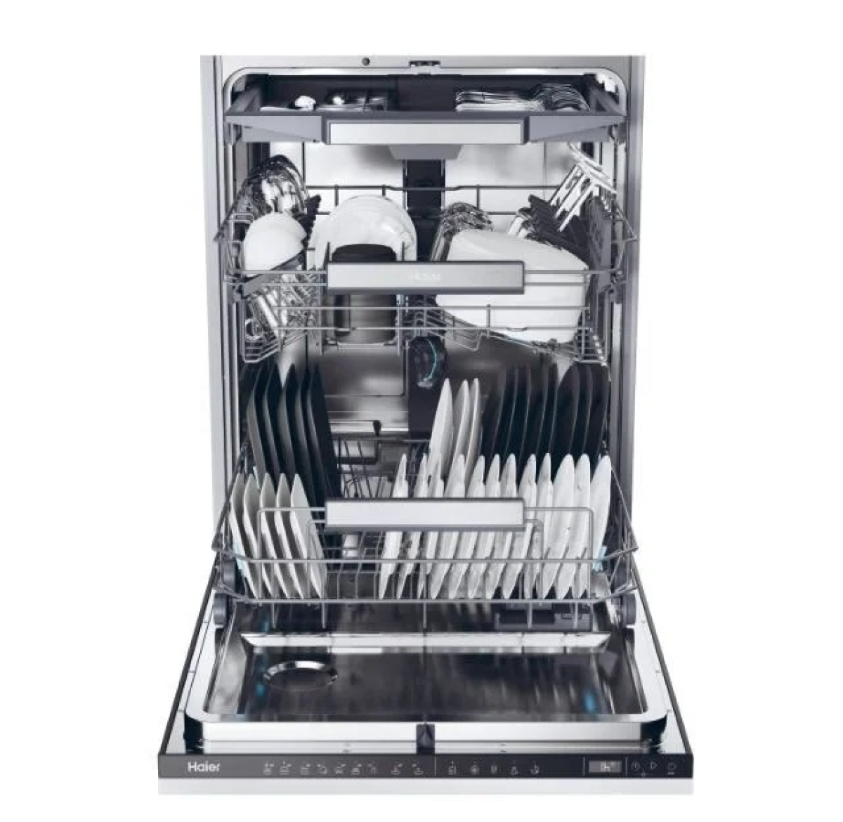 Haier XIT 6C3TB3B Fully integrated built-in dishwasher 16 place settings | Brushless inverter motor