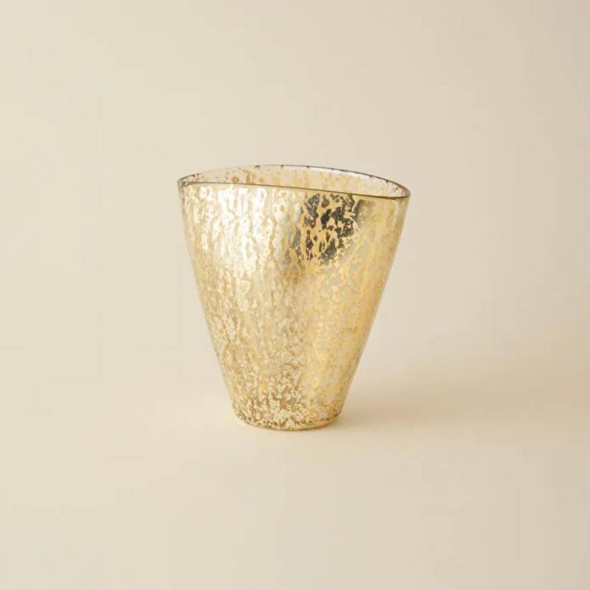 Karaca Home Jolie Decorative Vase 23 Cm - Gold