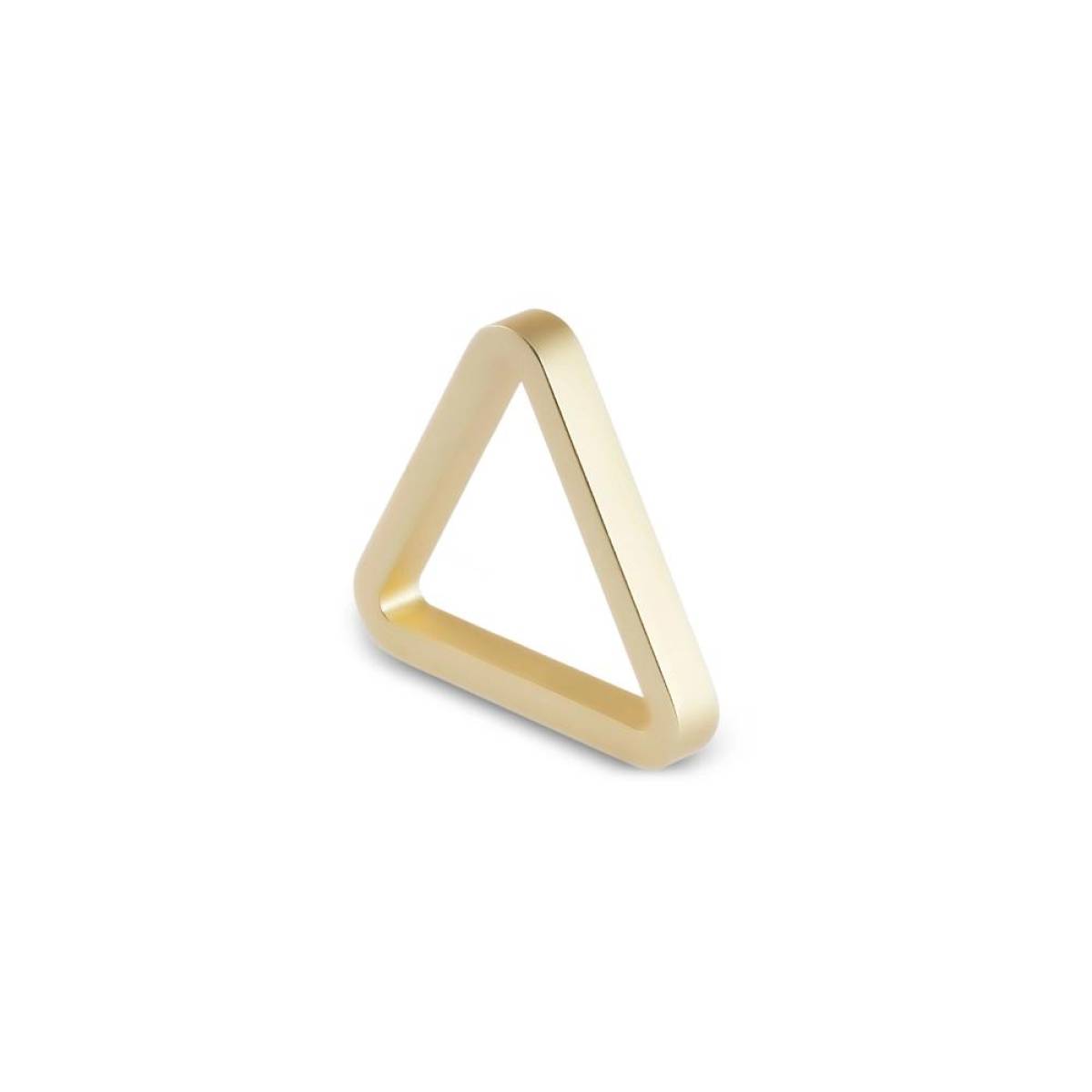 Karaca Home Cubist Geometric 2-piece Napkin Ring Set - Gold