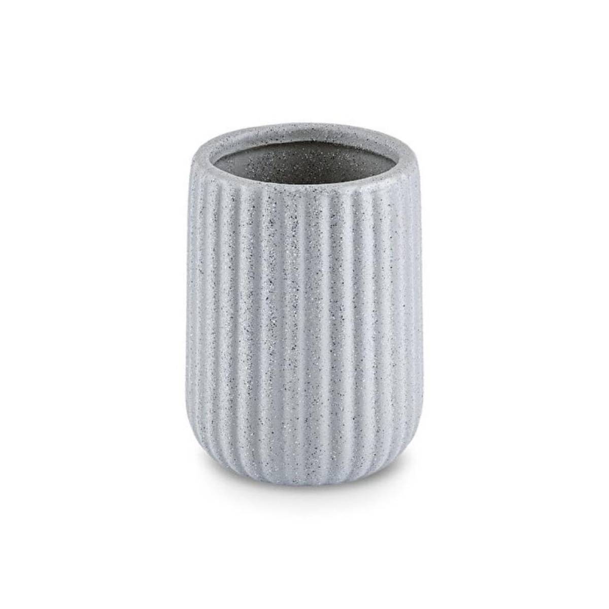 Karaca Trina 3-piece Grey Bathroom Accessory Set - Dolomite Stone Finish