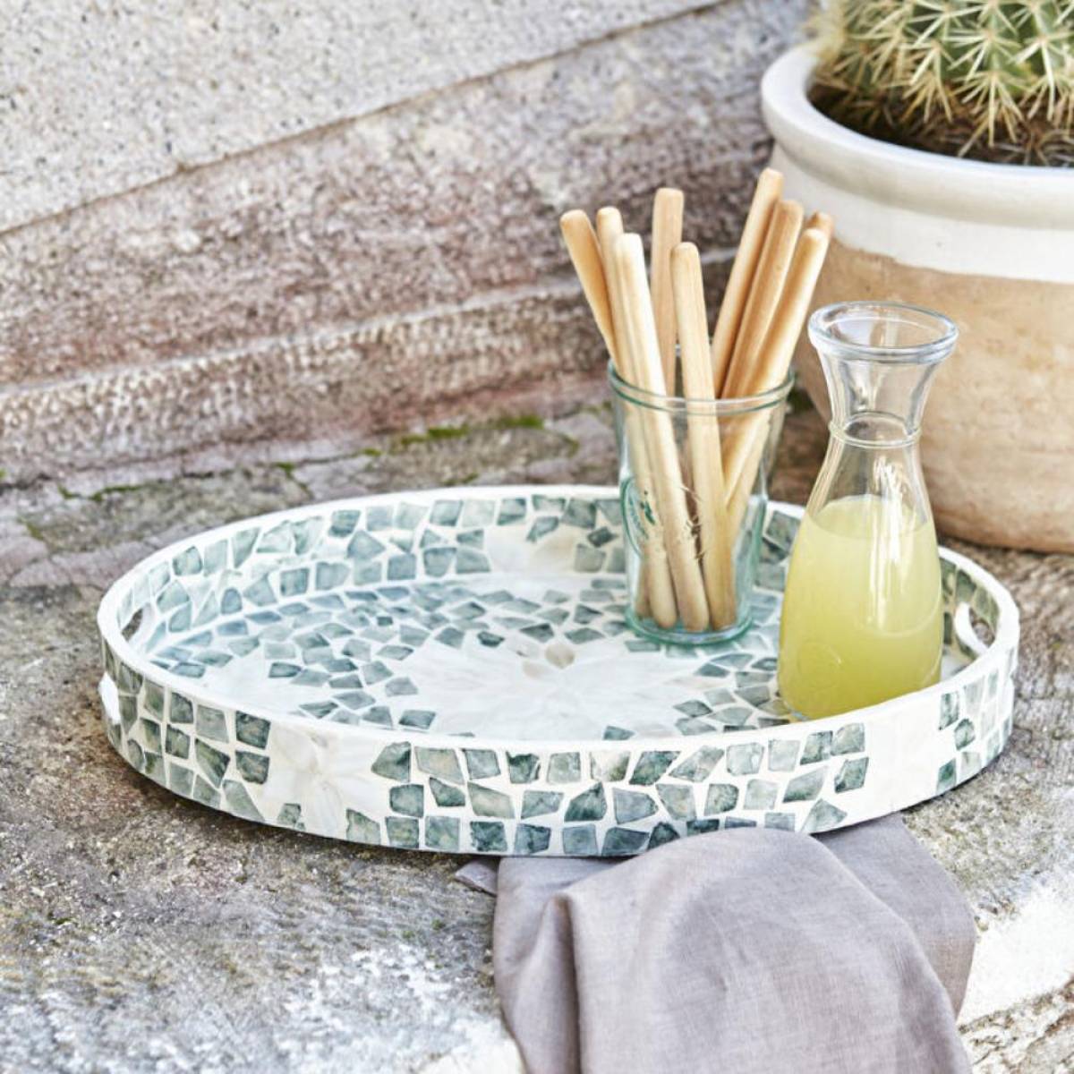 Karaca Home Katie Decorative Tray - 40×27 Cm