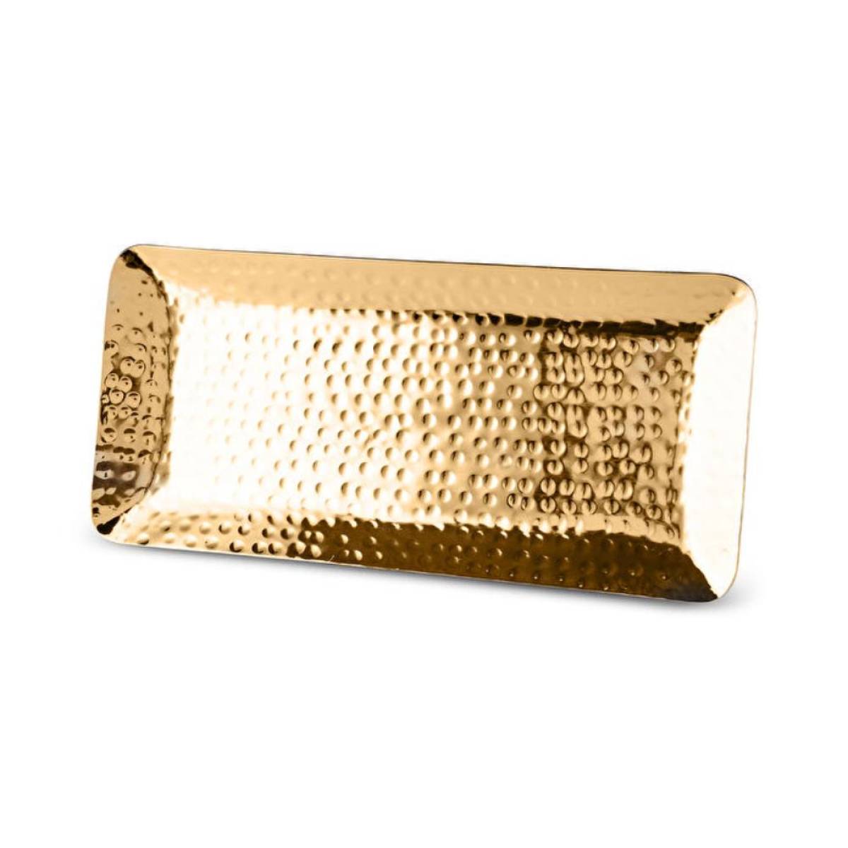 Karaca Home New Year Loren Decorative Tray 33×15 Cm - Gold