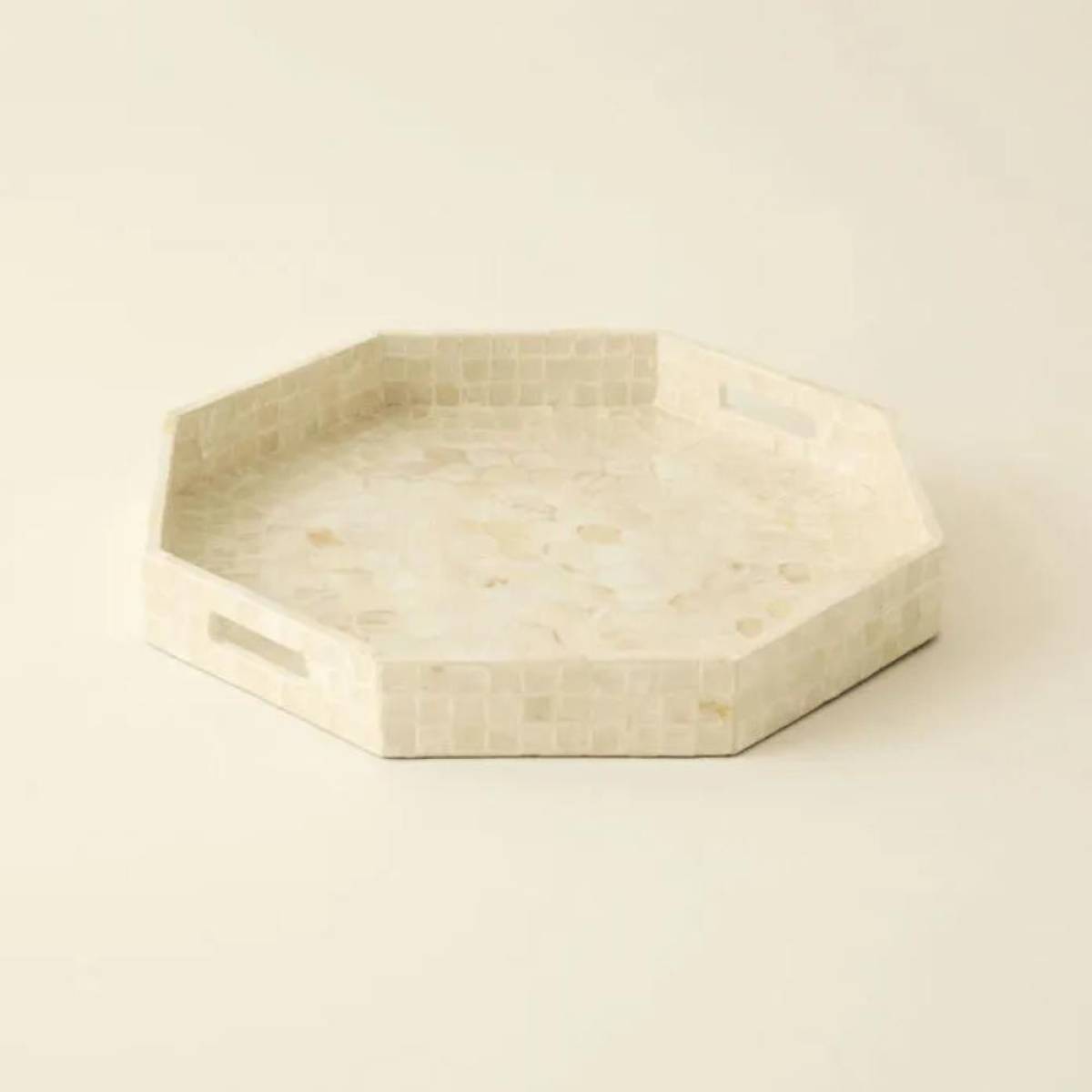 Karaca Home Carrie Hexagonal Decorative Tray 37×37 Cm