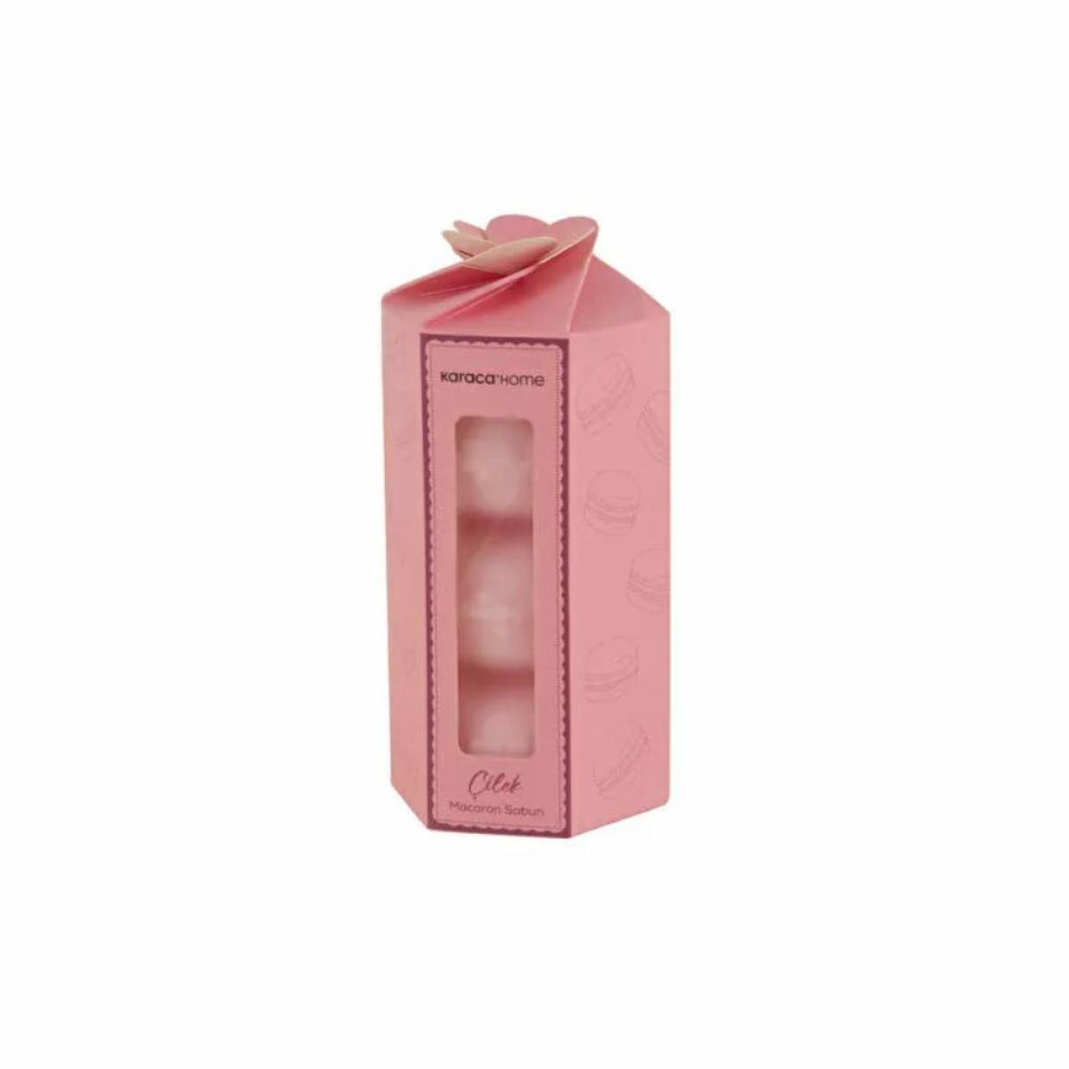 Karaca Home Macaron Strawberry Scented Soap - Decorative Body Soap | Sweet Fruity Fragrance