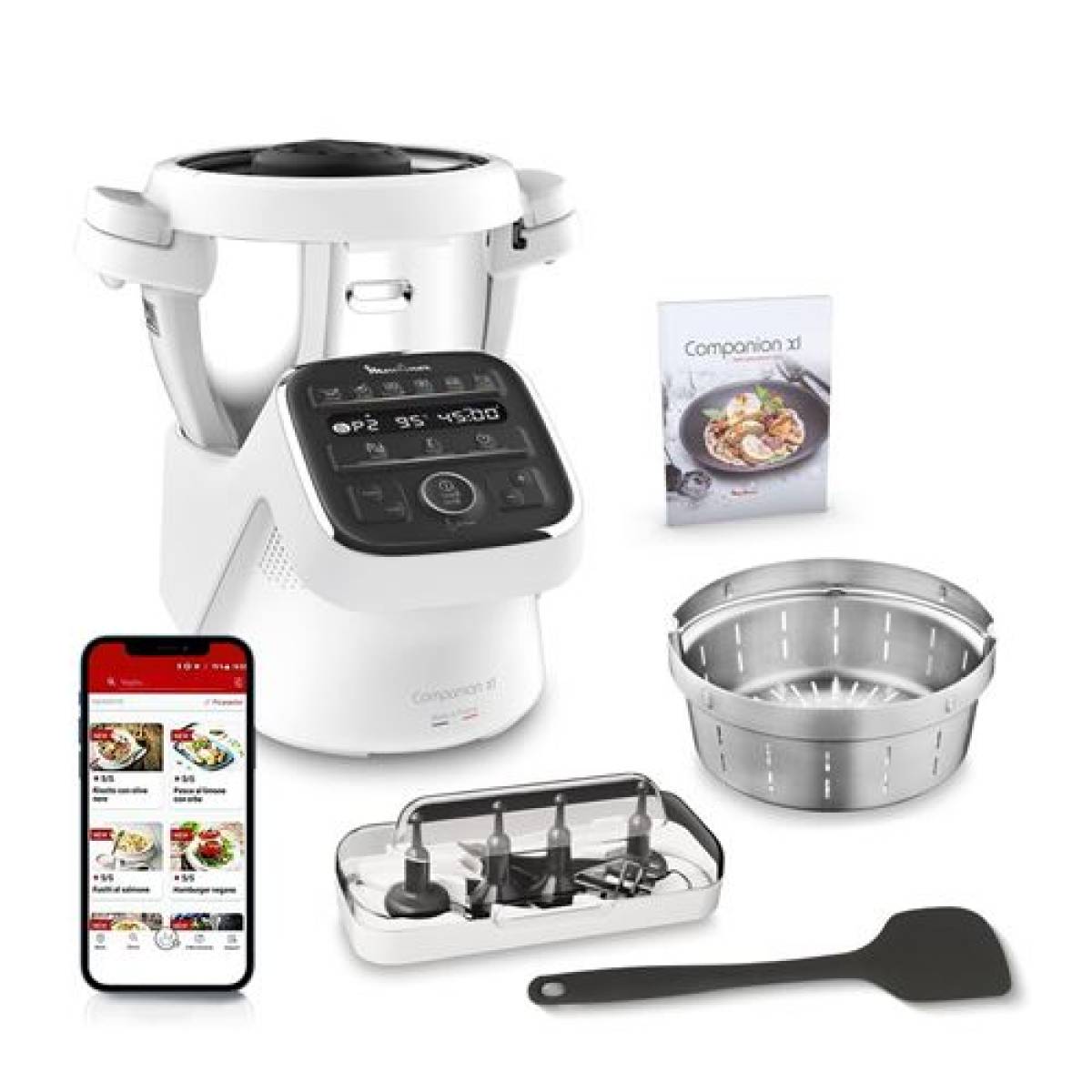Moulinex Robot Companion XL – 1550W Multifunction with XL 4.5L Bowl