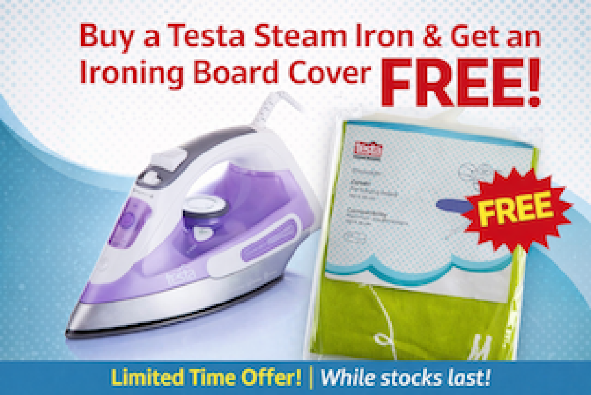 Testa Steam Iron(5023)+free Gift