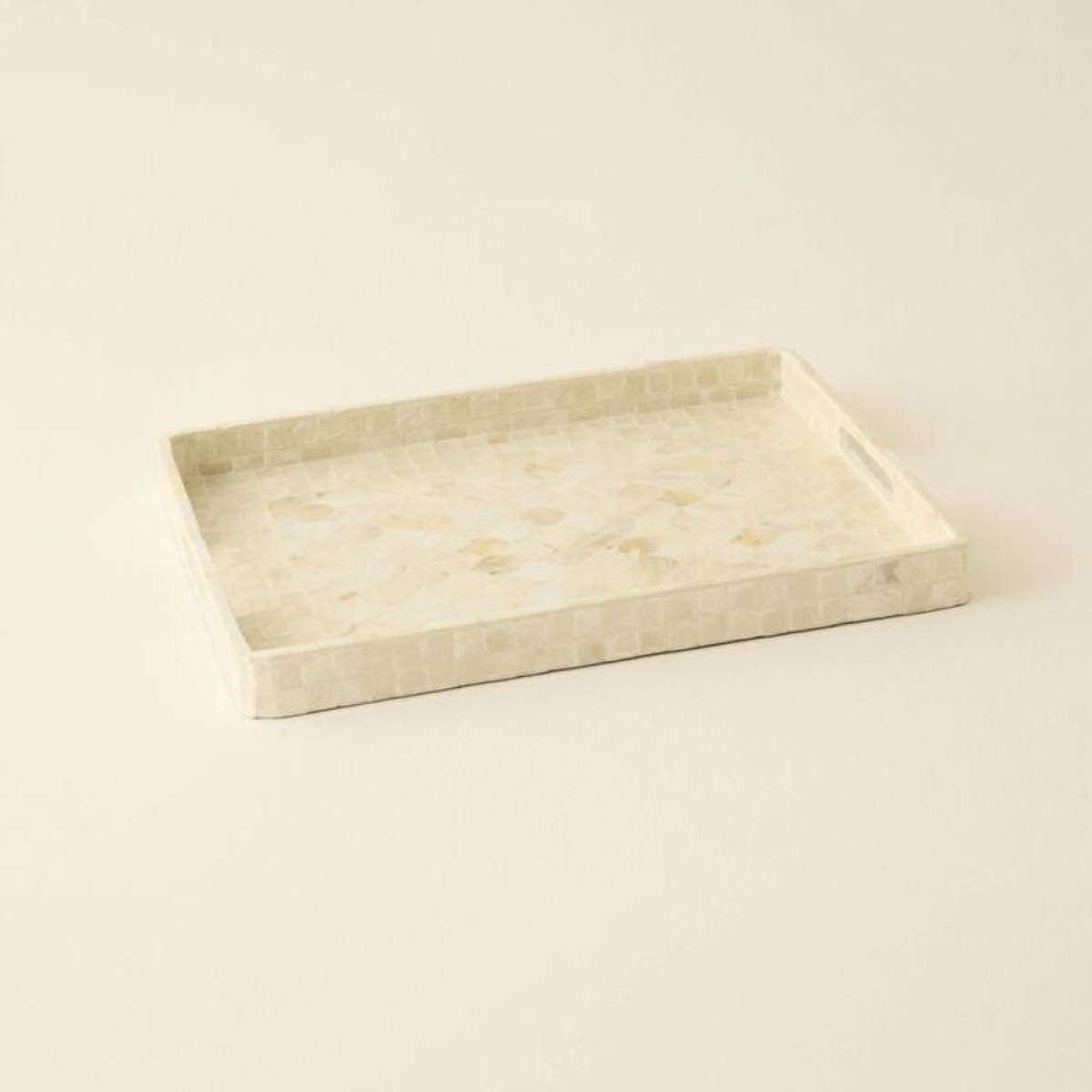 Karaca Home Carrie Rectangular Decorative Tray 39x29 Cm
