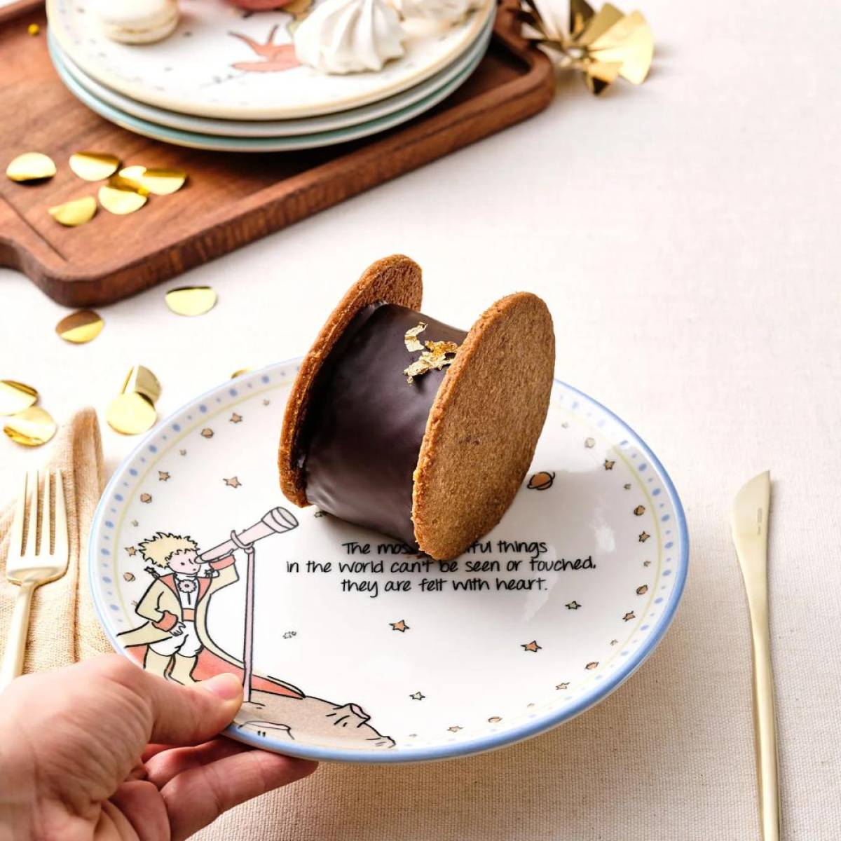 Karaca Little Prince 6-piece Ceramic Cake Set 20 Cm | Stoneware Dessert Plates
