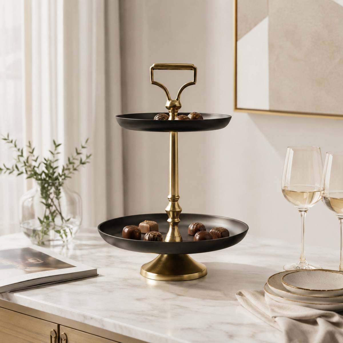 Karaca Enalor Luxe Serving Set 40 Cm, 300.01.01.2431