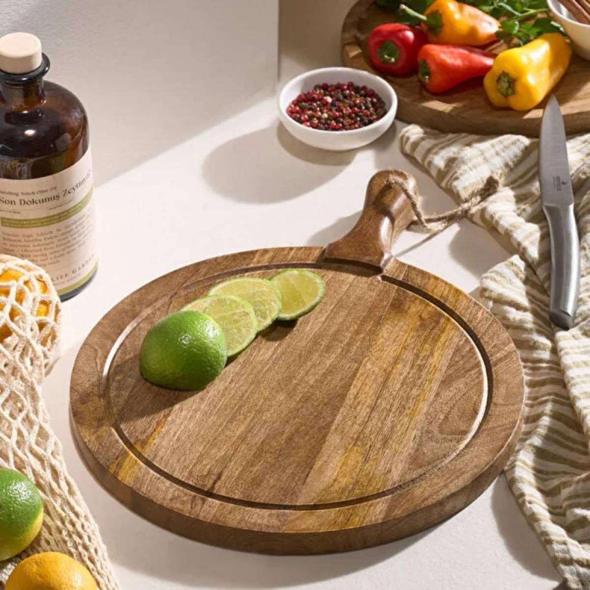 Karaca Premium Mango Oval Cutting And Serving Board 36×28 Cm, 8683650397304