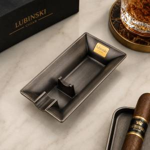 Lubinski Vintage Silver Cigar Ashtray, Ash073b