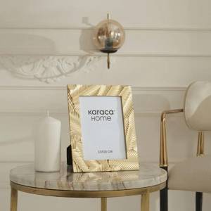 Karaca Home Lana Gold Photo Frame - 17.8×22.8 Cm