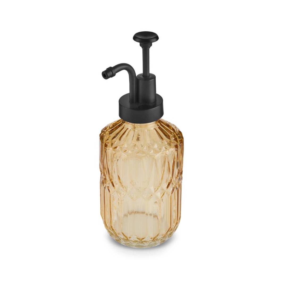 Karaca Home Bellino 3-piece Bathroom Accessory Set - Amber Glass