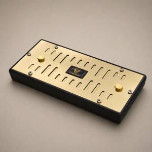 Germanus Cigar Humidor Humidifier – Premium Gold Cuboid Design, Wlhu0009