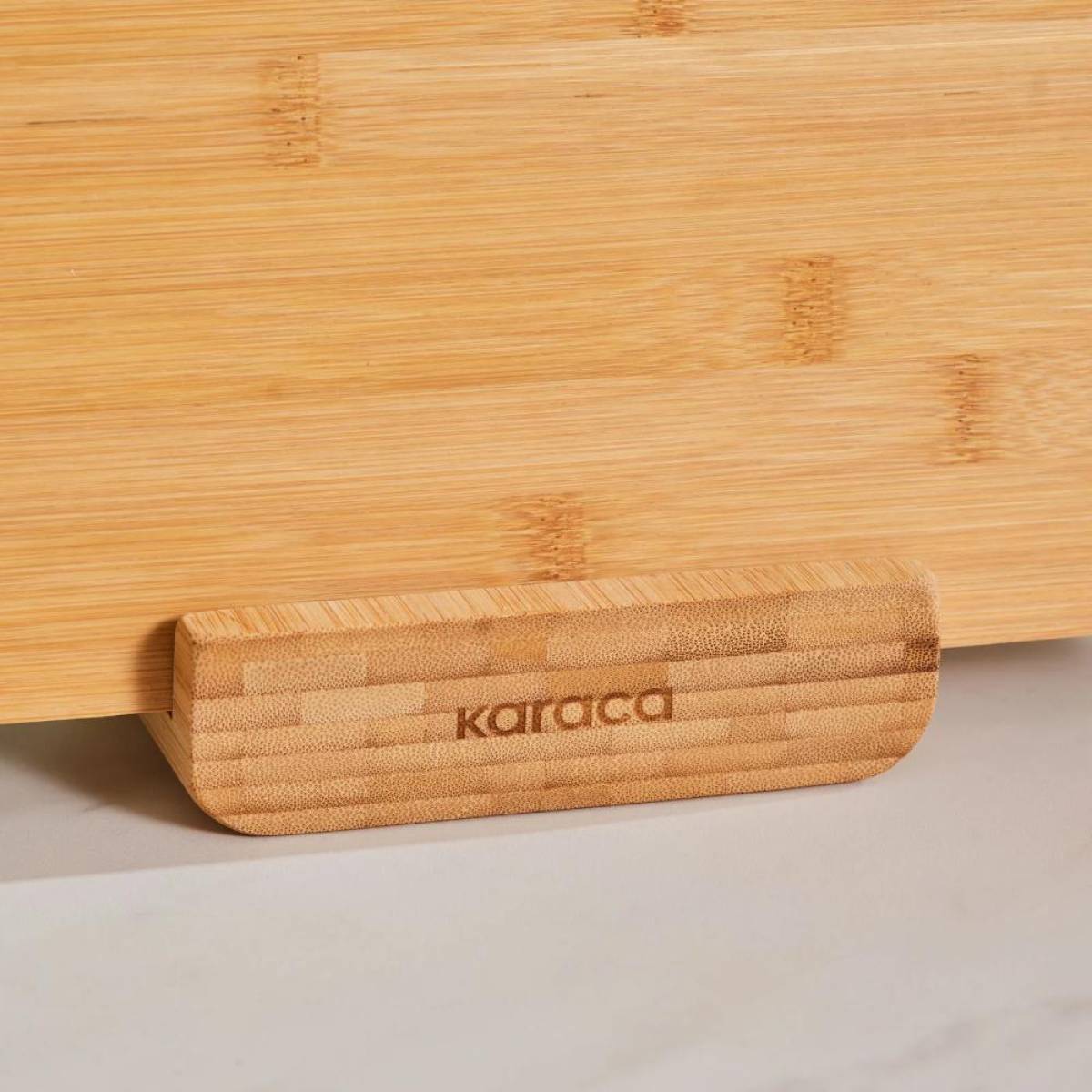 Karaca Arel 4-piece Bamboo Cutting Board Set | With Storage Holder