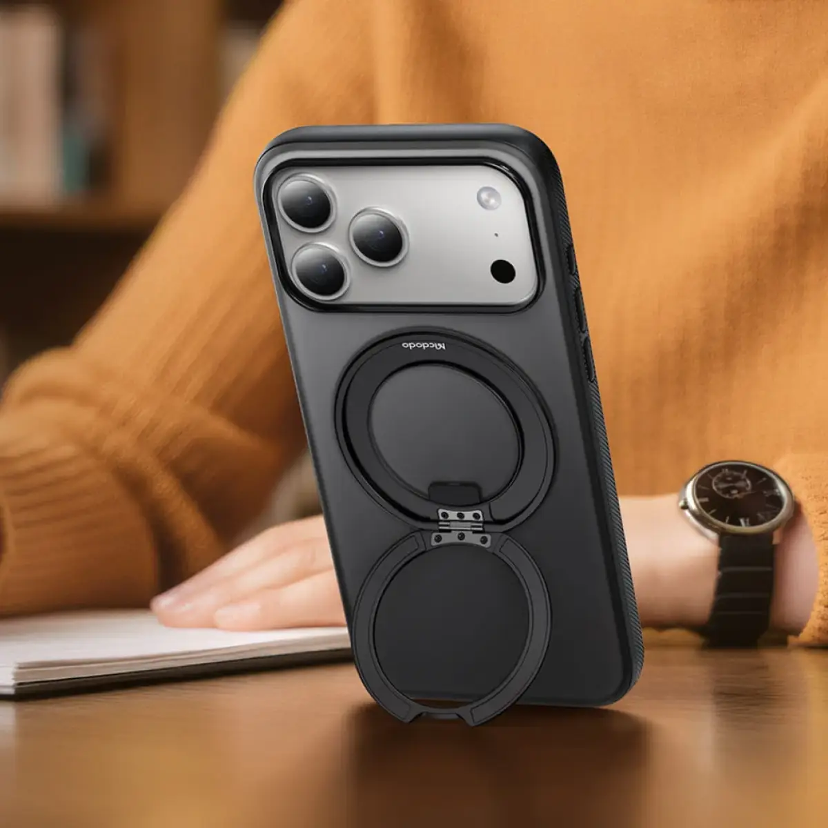 Mcdodo Magnetic Ring Stand Case for iPhone 17