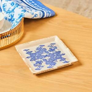 Karaca Home Mariner Decorative Plate 21.5×21.5 Cm
