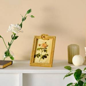 Karaca Home Node Gold Photo Frame 10×15 Cm