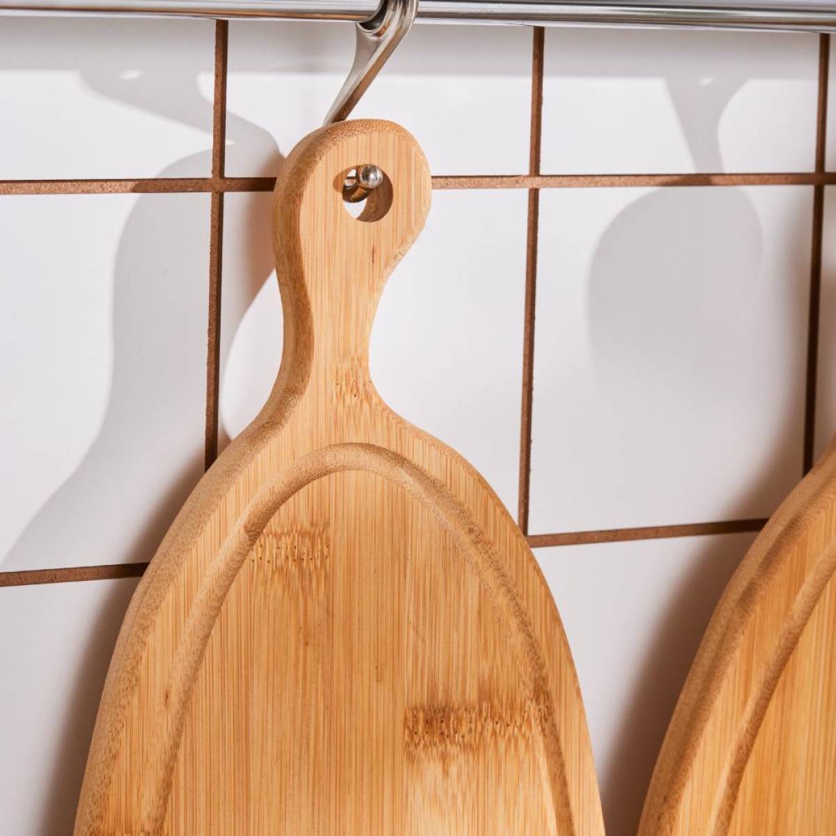 Karaca Havin 2-piece Bamboo Cutting And Serving Board Set | Natural Kitchen Boards